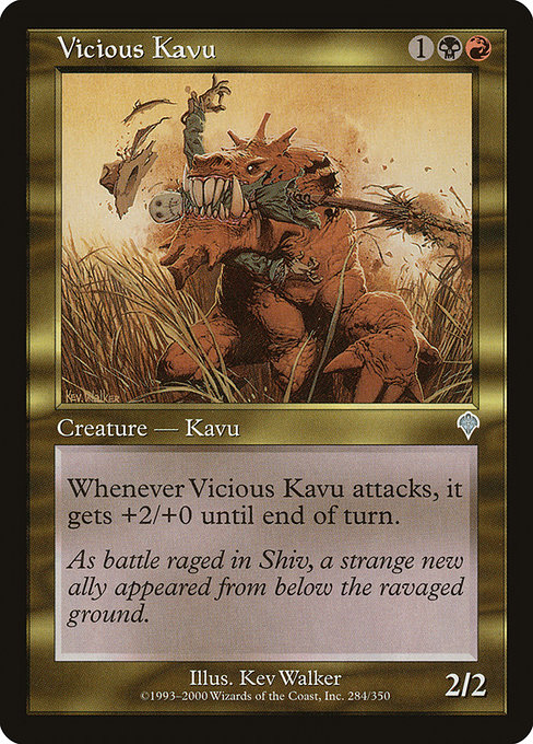 Vicious Kavu highlighted card art