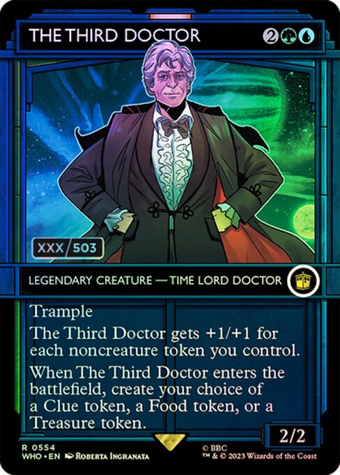 The Third Doctor from Doctor Who