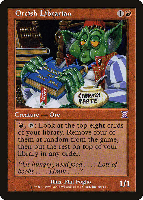 Orcish Librarian highlighted card art