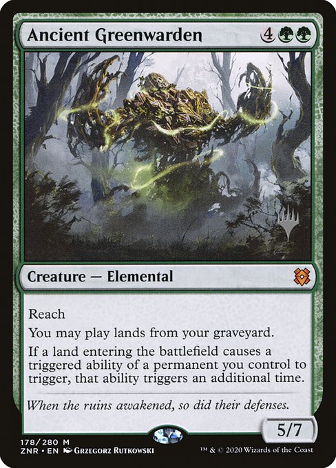 Ancient Greenwarden from Zendikar Rising Promos