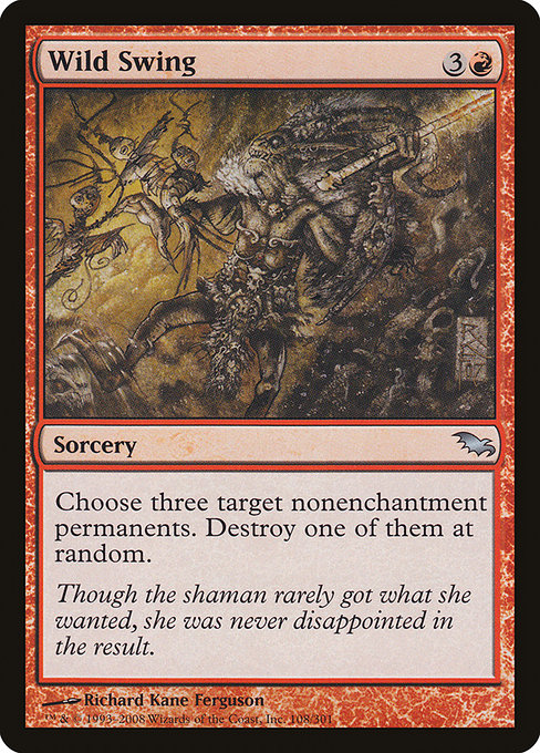 Wild Swing highlighted card art