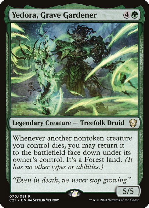 Yedora, Grave Gardener from Commander 2021