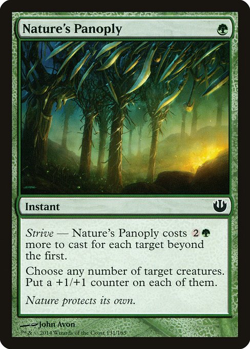 Nature's Panoply highlighted card art