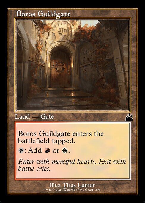 Boros Guildgate from Ravnica Remastered