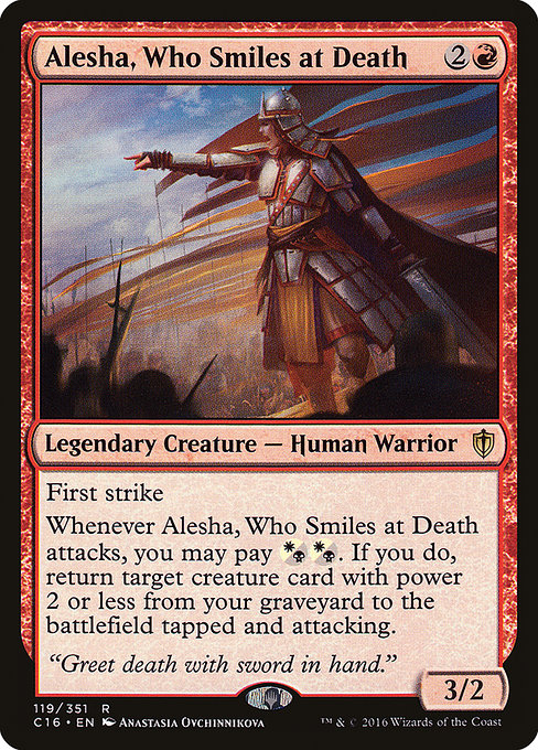 Alesha, Who Smiles at Death from Commander 2016