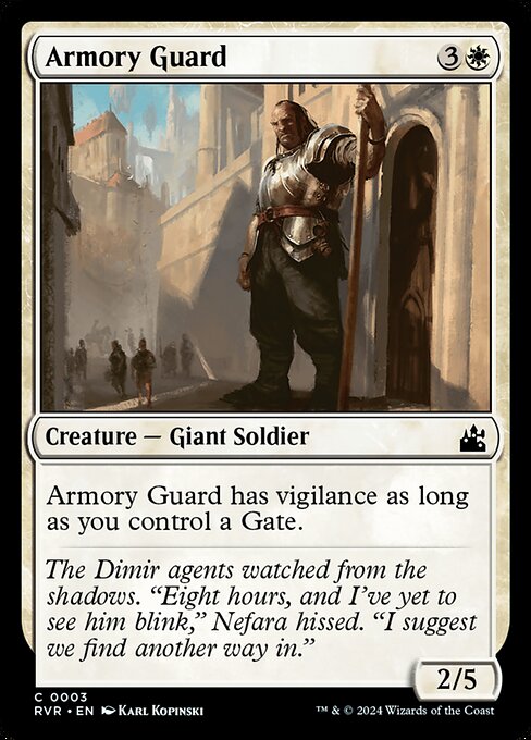Armory Guard highlighted card art