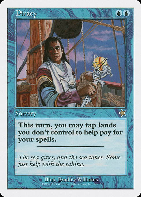 Piracy highlighted card art