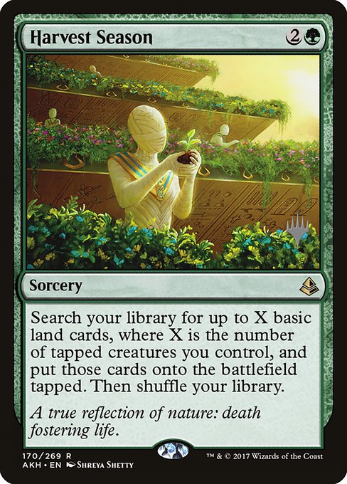 Harvest Season from Amonkhet Promos