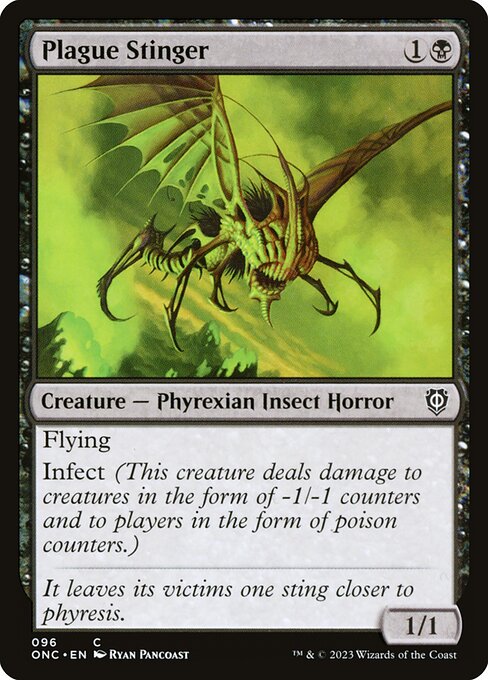 Plague Stinger highlighted card art