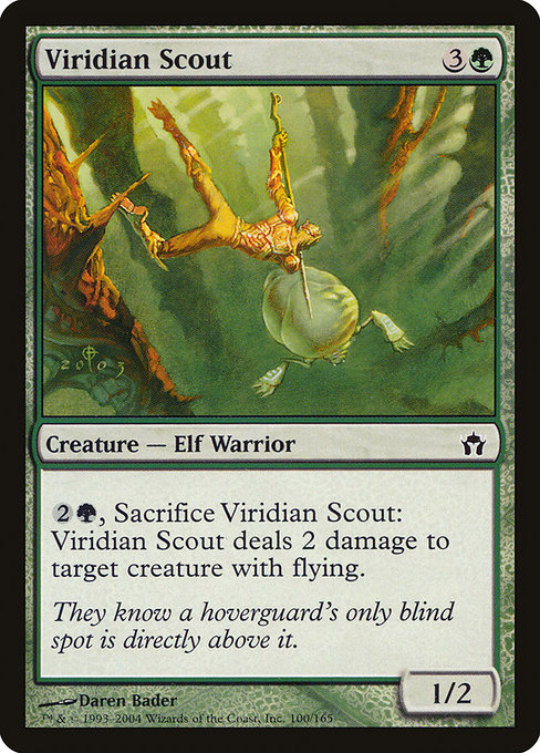 Viridian Scout highlighted card art