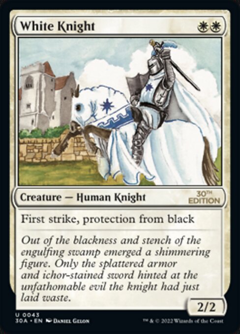 White Knight highlighted card art