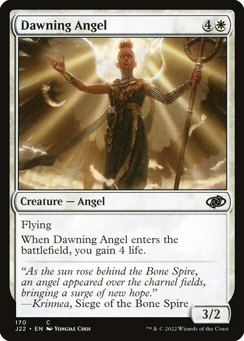 Dawning Angel highlighted card art