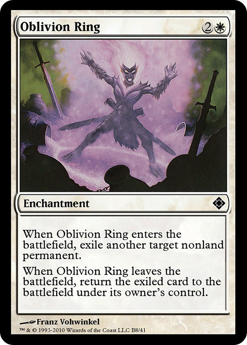 Oblivion Ring from Magic Online Theme Decks