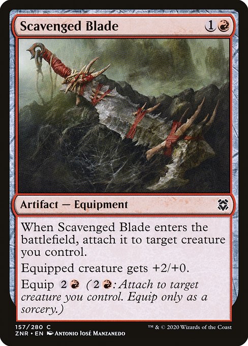 Scavenged Blade from Zendikar Rising