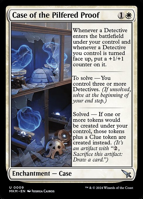 Case of the Pilfered Proof highlighted card art