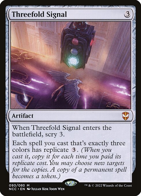 Threefold Signal from New Capenna Commander