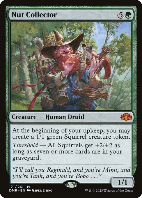 Nut Collector highlighted card art