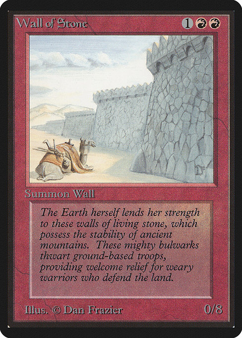 Wall of Stone from Limited Edition Beta
