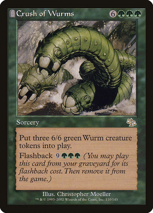 Crush of Wurms highlighted card art