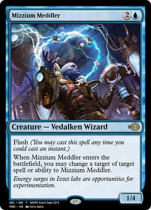 Mizzium Meddler highlighted card art