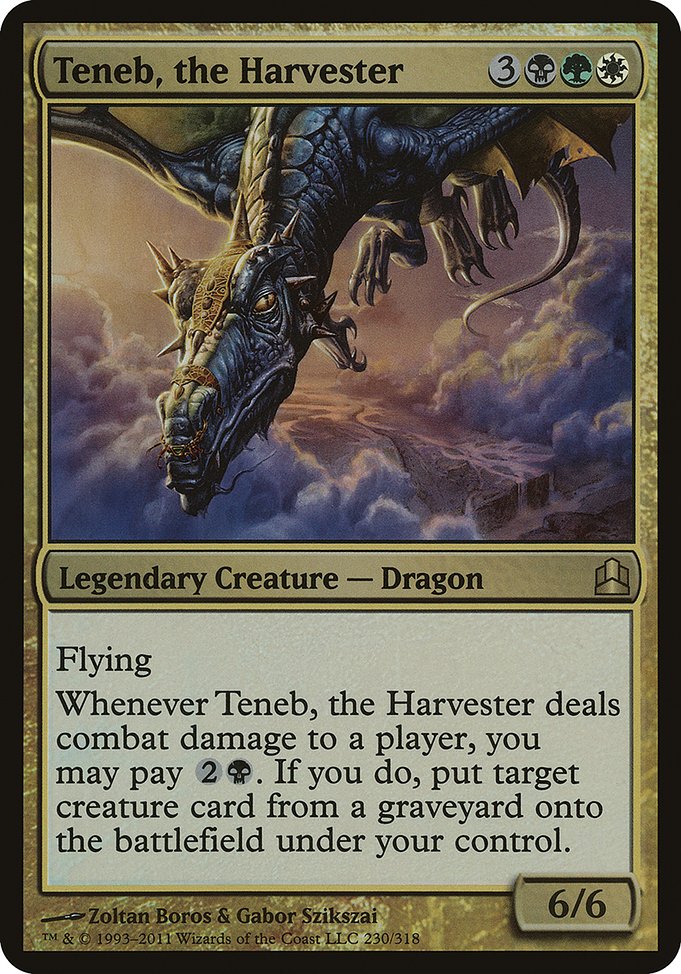 Teneb, the Harvester from Commander 2011 Oversized