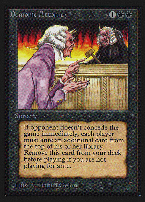 Demonic Attorney from Collectors' Edition