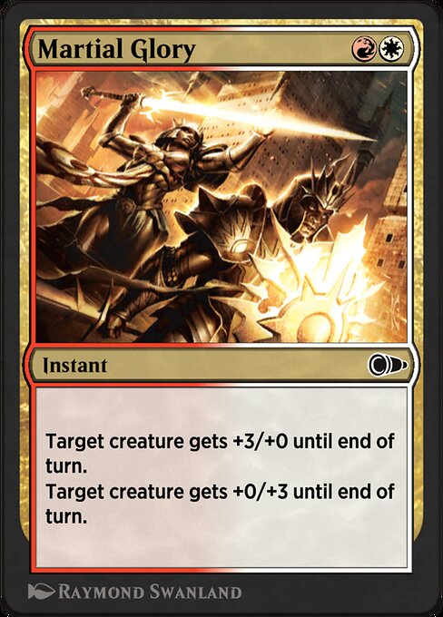 Martial Glory highlighted card art