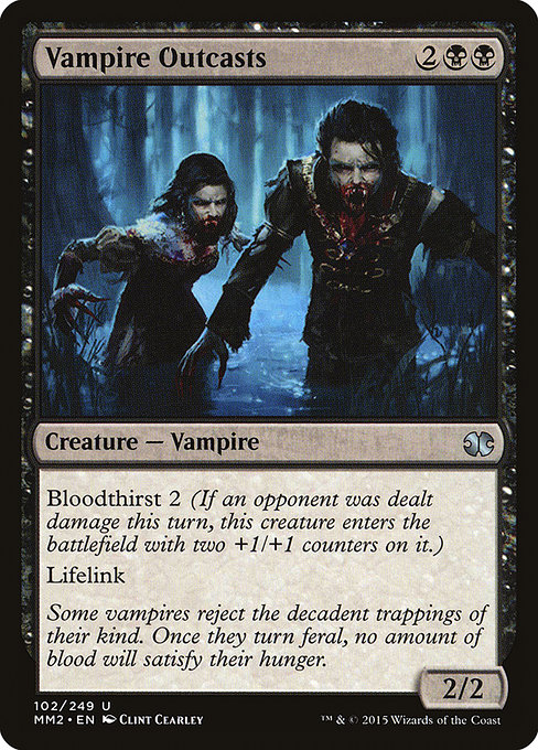 Vampire Outcasts highlighted card art
