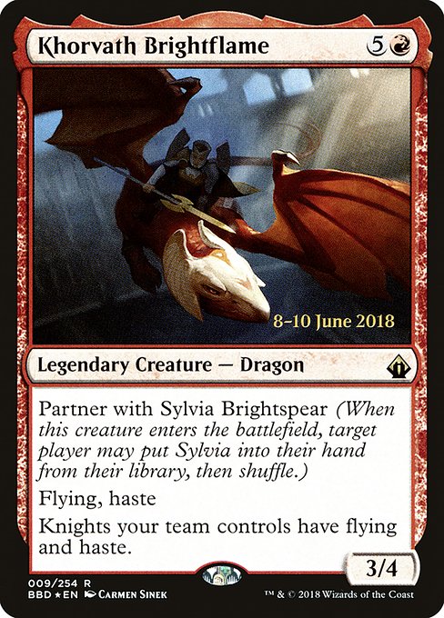 Khorvath Brightflame highlighted card art