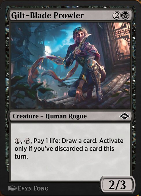 Gilt-Blade Prowler highlighted card art