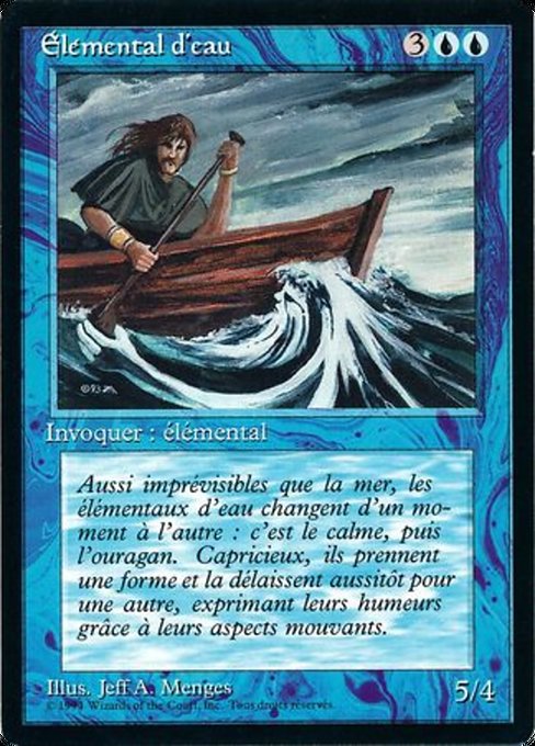 Water Elemental from Foreign Black Border