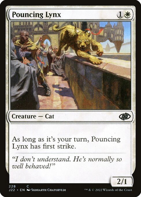 Pouncing Lynx highlighted card art