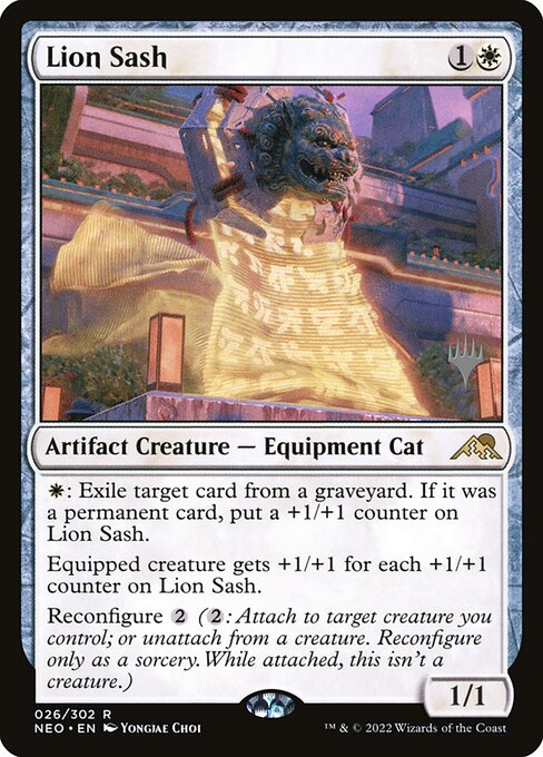 Lion Sash from Kamigawa: Neon Dynasty Promos