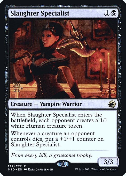 Slaughter Specialist from Innistrad: Midnight Hunt Promos