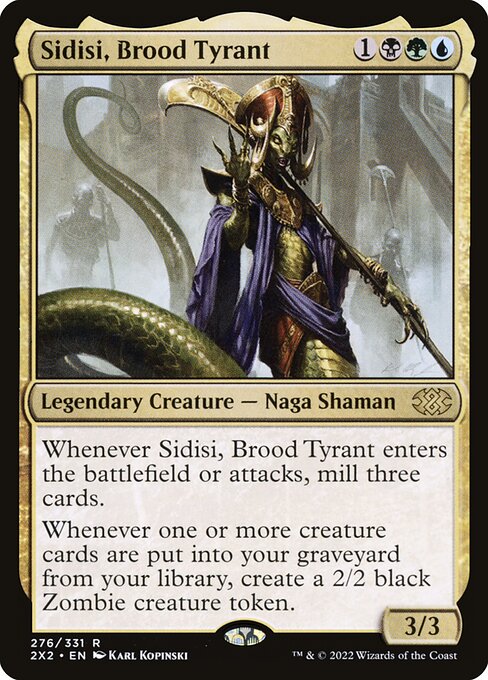Sidisi, Brood Tyrant from Double Masters 2022