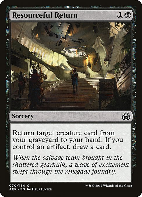 Resourceful Return highlighted card art