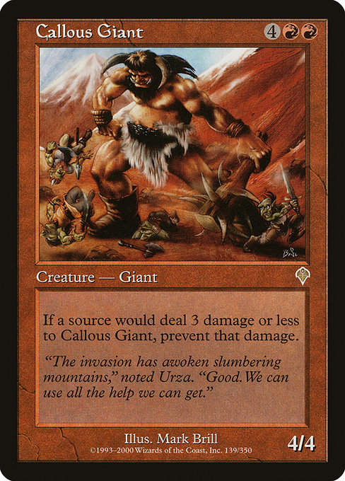 Callous Giant highlighted card art