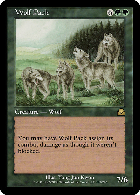 Wolf Pack from Masters Edition II