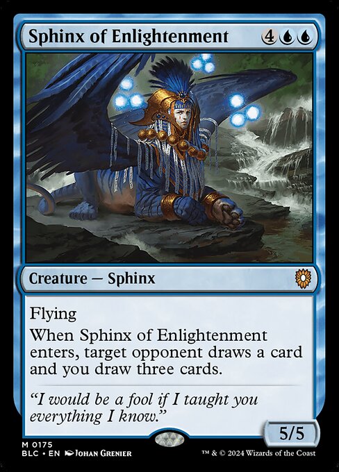 Sphinx of Enlightenment from Bloomburrow Commander