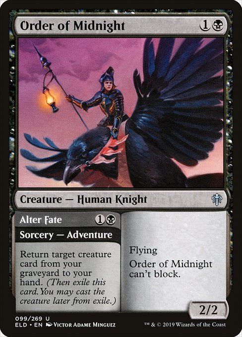Order of Midnight // Alter Fate from Throne of Eldraine