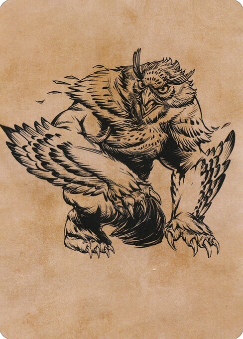 Owlbear // Owlbear from Adventures in the Forgotten Realms Art Series
