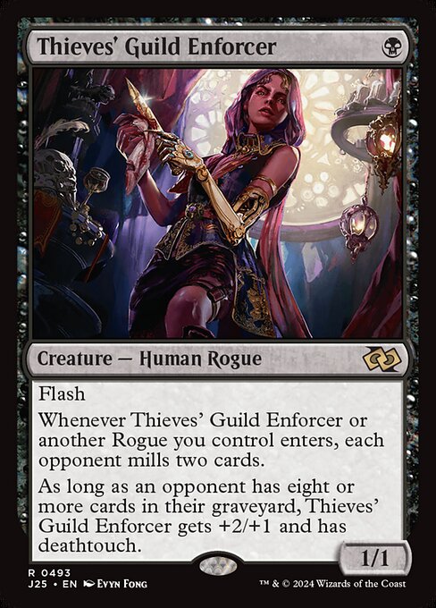 Thieves' Guild Enforcer highlighted card art