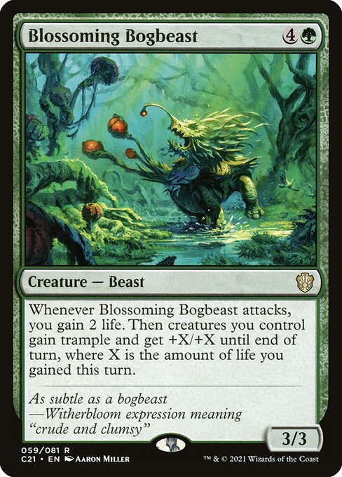 Blossoming Bogbeast from Commander 2021