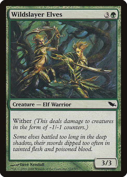 Wildslayer Elves highlighted card art
