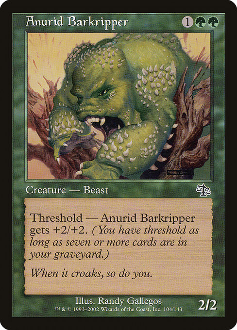 Anurid Barkripper highlighted card art