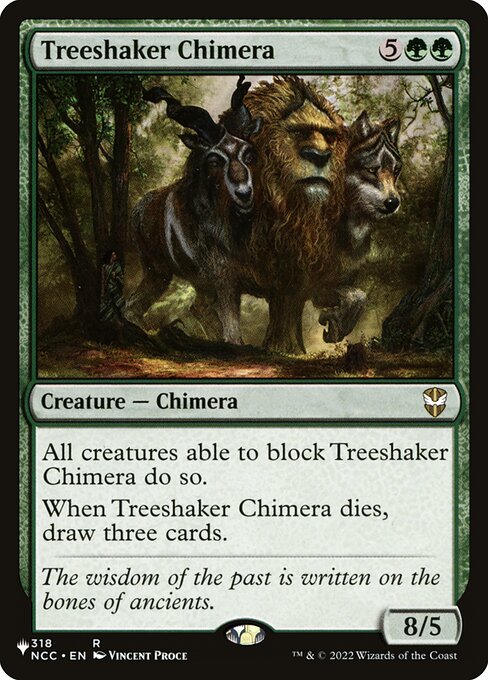 Treeshaker Chimera highlighted card art