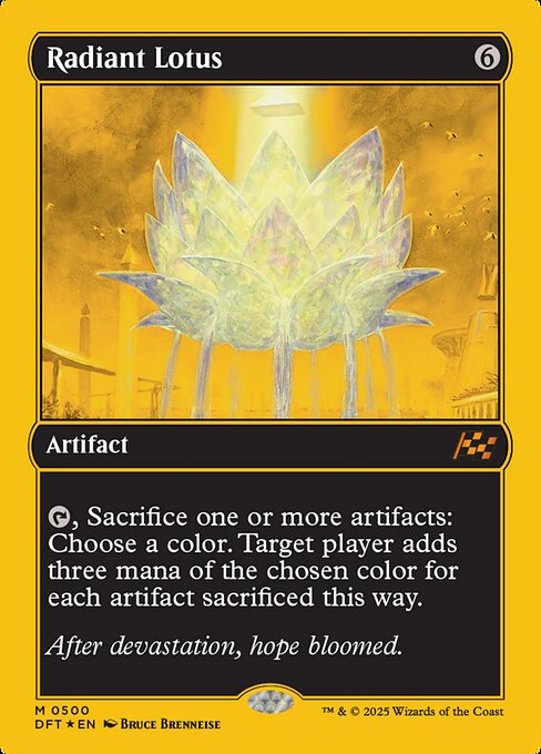 Radiant Lotus highlighted card art