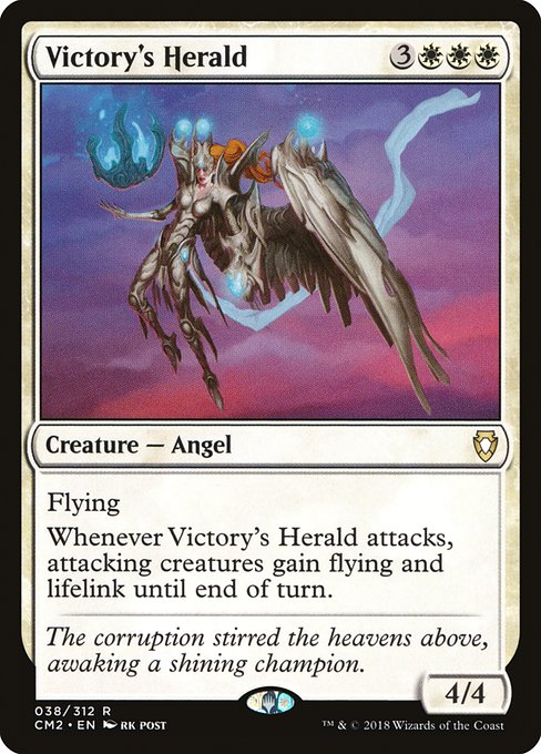 Victory's Herald highlighted card art