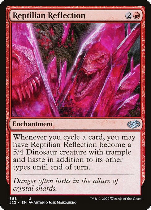 Reptilian Reflection highlighted card art
