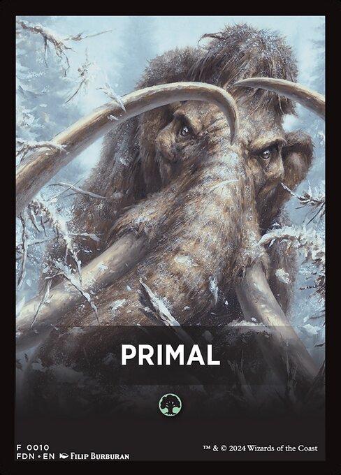 Primal highlighted card art